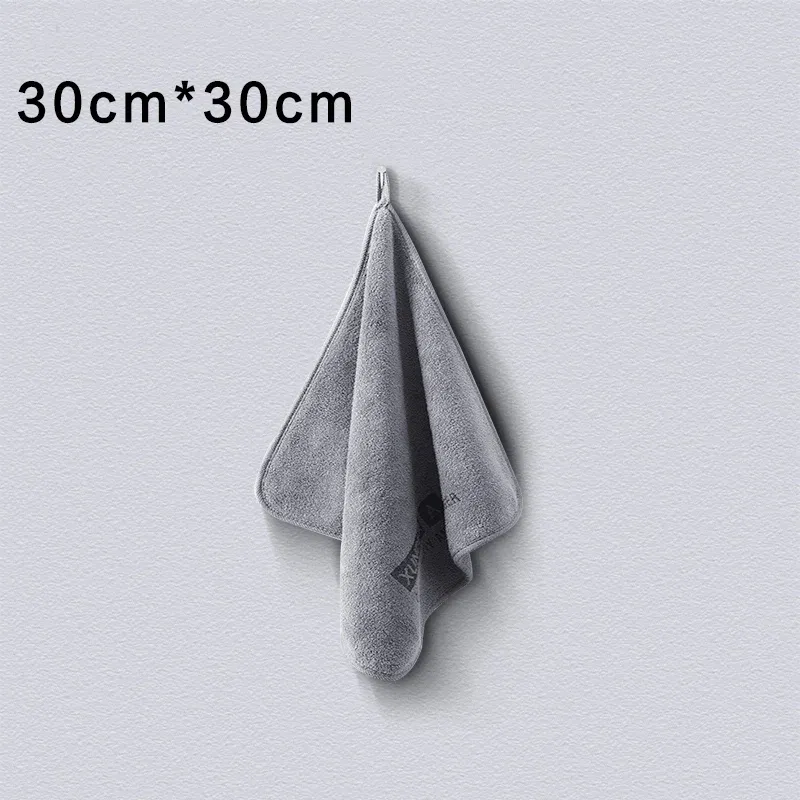 Color: PURPLE - High-end Microfiber Auto Wash Towel Car Cleaning Drying Cloth Hemming Car Care Cloth Detailing Car Wash Towel