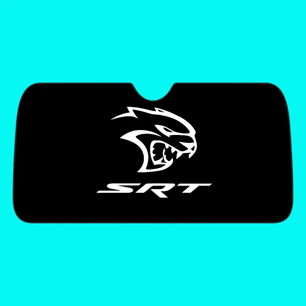 Color: army green - S-SRT D-Dodge Challenger Car Car SunShade Windscreen Front Window Visor 70x130cm Sun Visor Solar Protect Plaid Gift Novelty Car