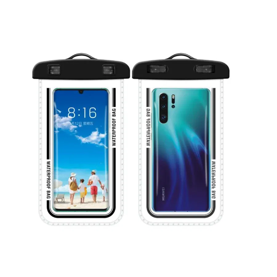 Color: light green, Material: ABS, Bundle: Case & Strap - Taidacent 7.2 Inch Universal Outdoor Waterproof Phone Bag Wholesale Mobile Phone Bag Waterproof Phone Case Drift Swimming Bag