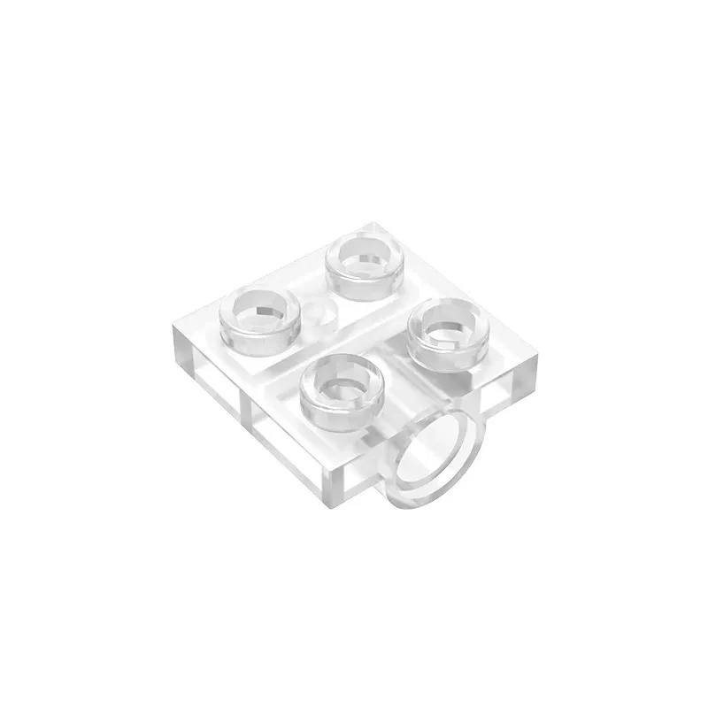 Color: Dark Khaki - MOC PARTS GDS-848 Plate, Modified 2 x 2 with Pin Hole - Full Cross Support Underneath compatible with lego 10247 2444