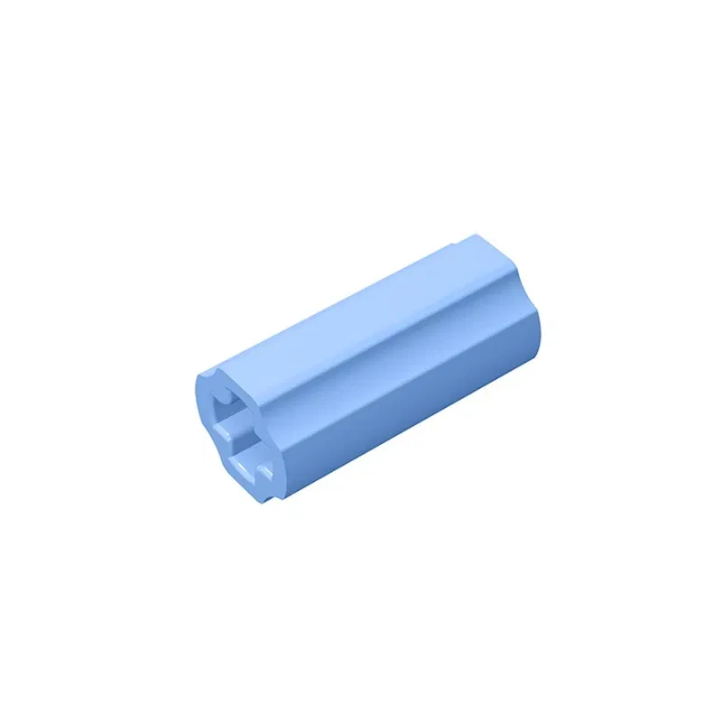 Color: Sand Green - Gobricks 10PCS Bricks Connector 2L compatible with 59443 pieces of children's toys building blocks Part Children's Birthday Gift