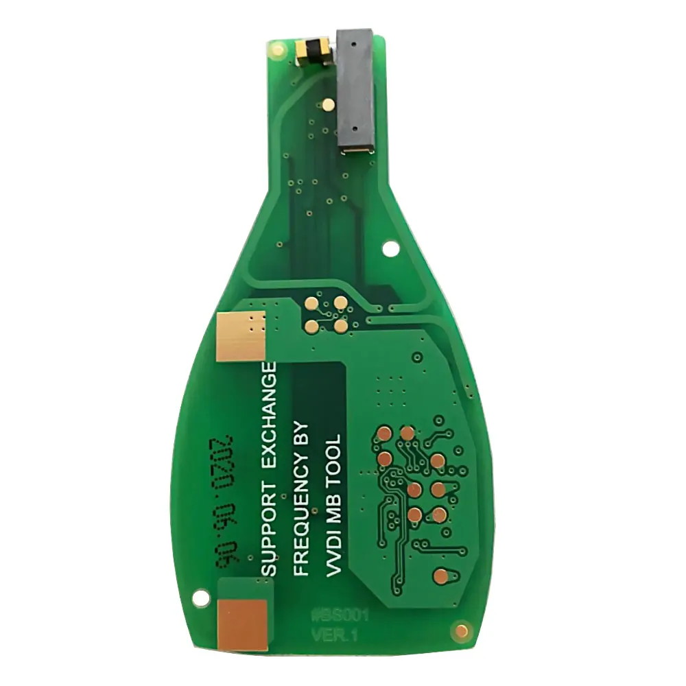 Number of Buttons: 2 Buttons - Xhorse XSBZ01EN VVDI MB Universal For Benz FBS3 W204 W207 W212 W164 W166 W221 Keyless Smart Remote Key Renewable 433/315MHz