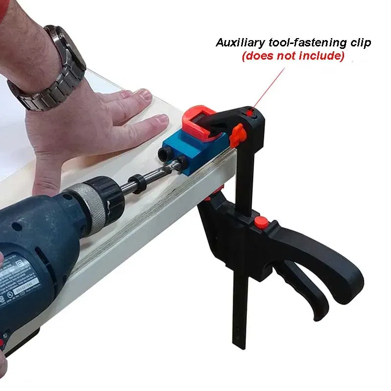 Color: Yellow, Ships From: CHINA - ZK30 15 Degree Oblique Hole Locator Angle Drilling Locator Aluminium Woodworking Drill Bits Jig Clamp Kit Guide Wood Hand Tools