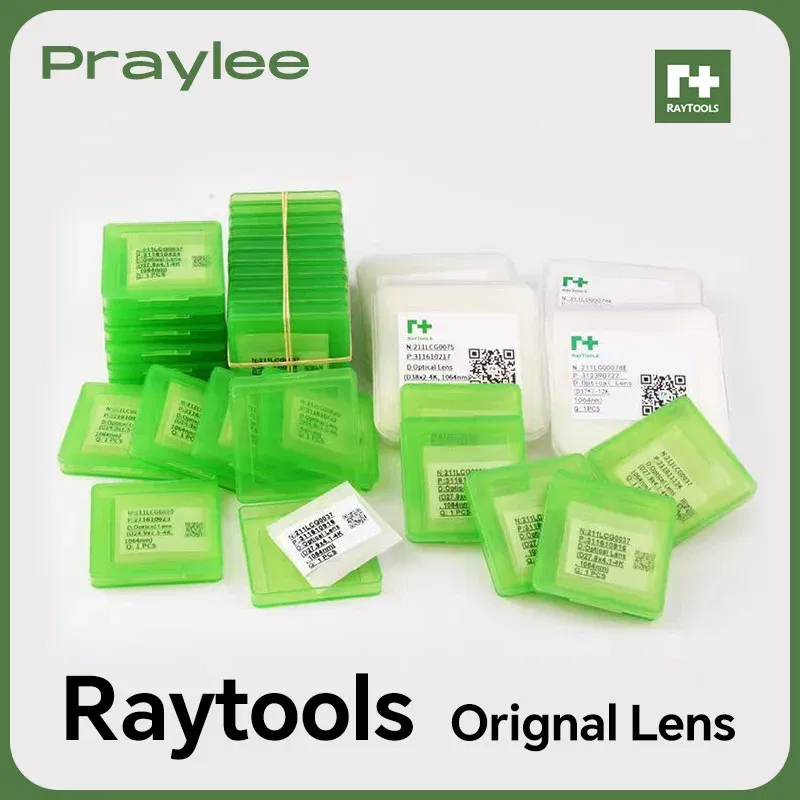 Color: WHITE - Raytools Original Laser Protective Windows Lens 27.9x4.1 37x7 Protection Laser Machine Lens for Fiber Cutting Machine Parts