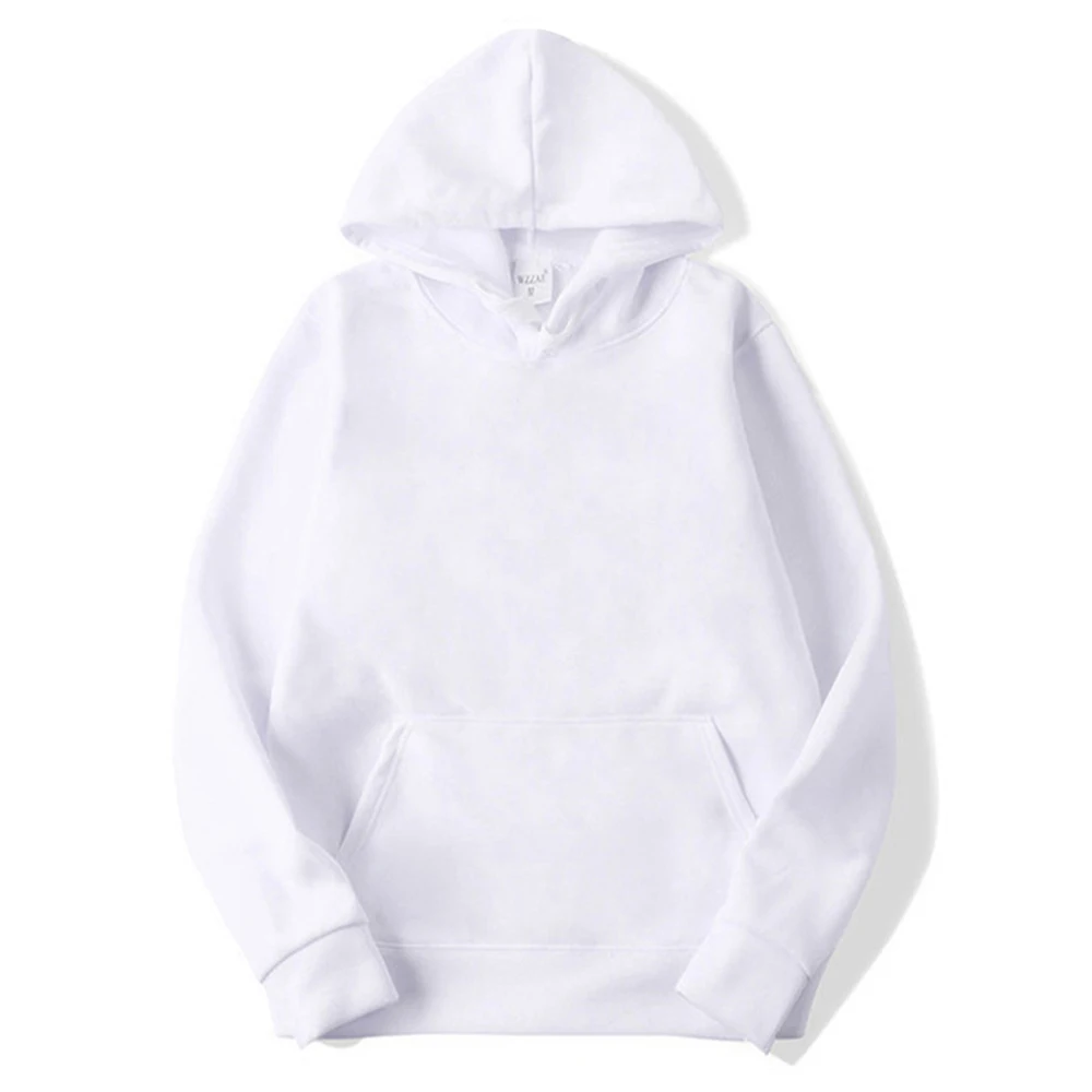 Color: Khaki, Size: XXL - Blank Fleece Fashion Hoodies Men Pull Over Wholesale Hooded Sweatshirt Unisex Cheap Solid Hoodie In Bulk Sudaderas Con Capucha