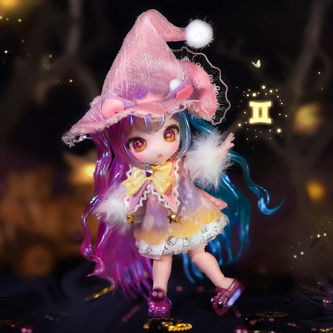 Color: Yellow - ICY DBS Dream Fairy Season 2 Constellation Maytree OB11 Doll BJD collectible Cute Animal 13cm SD Gift
