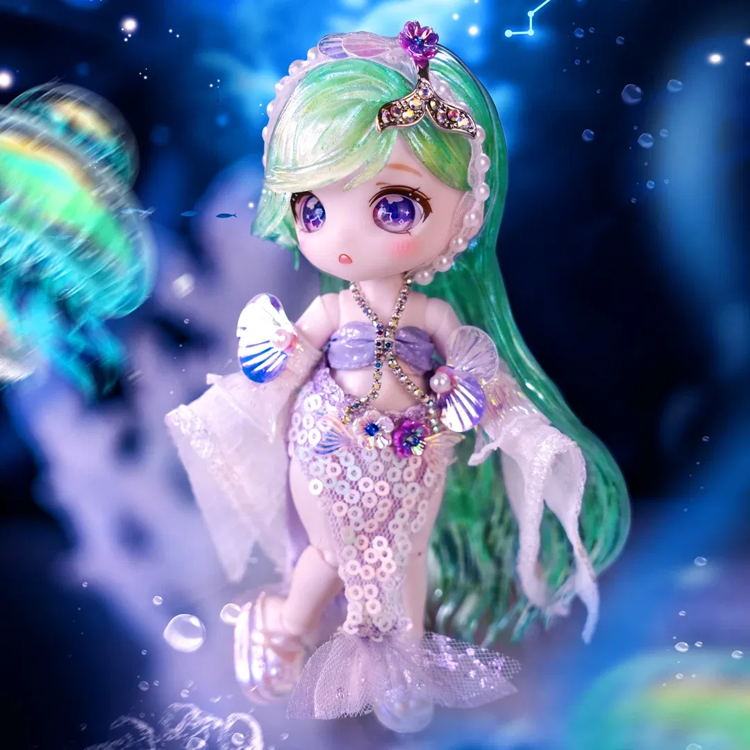 Color: Yellow - ICY DBS Dream Fairy Season 2 Constellation Maytree OB11 Doll BJD collectible Cute Animal 13cm SD Gift