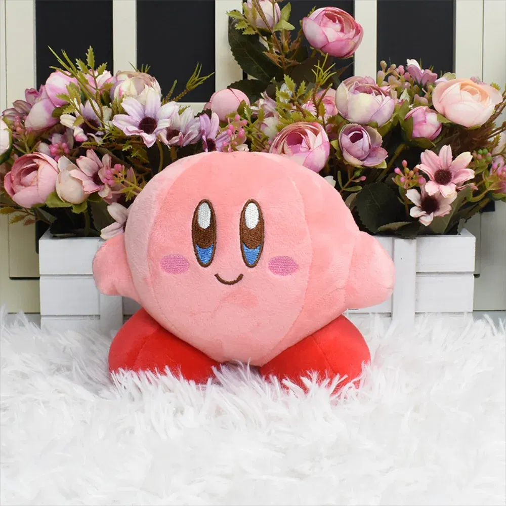 Color: Yellow - Kirby King Dedede Waddle Dee Meta Knight Elfilin Plush Toy Kawaii Cartoon Peluche Doll for Kids Birthday Christmas Gift