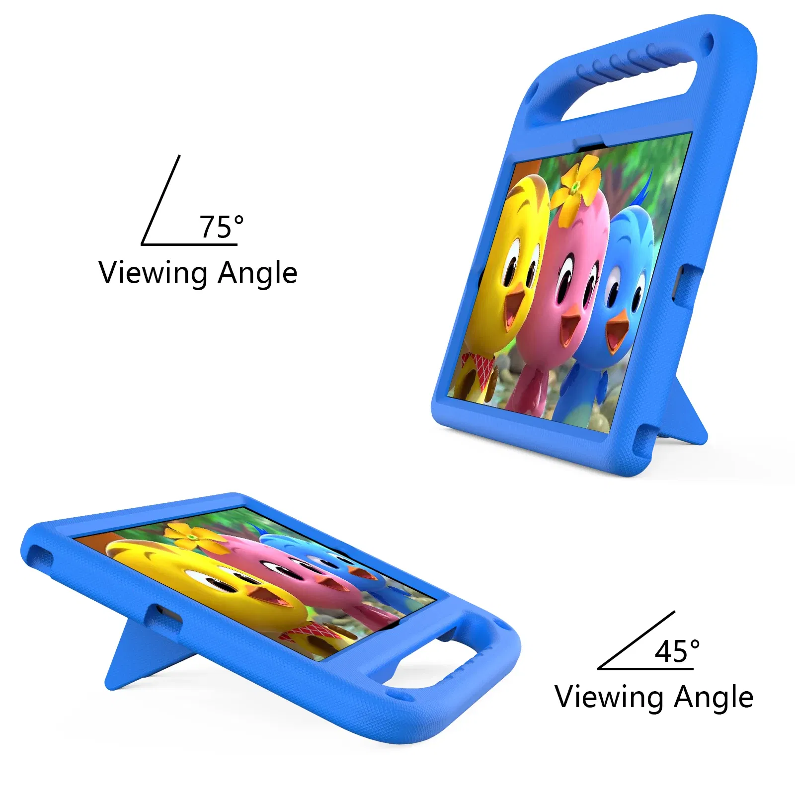 Color: black, Size: nine - Kids tablet case  for Samsung Galaxy Tab S9FE+ S9+ S9 S8 S8+ S7FE S7+ A7Lite S5e S6 Lite A9+ A9 A8 A7 T510 T307U Child shel