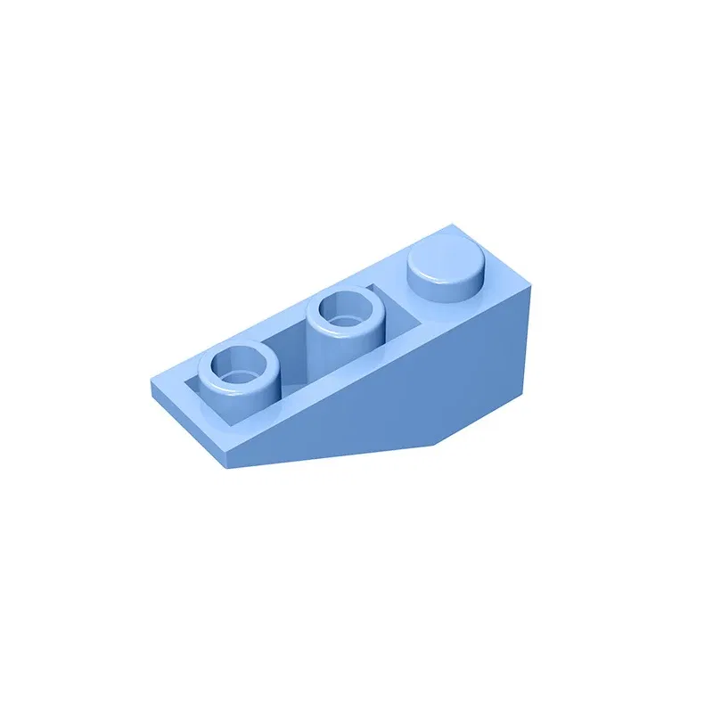 Color: Multicolor - Gobricks GDS-596 Slope, Inverted 33 3 x 1 compatiblewith lego 4287 pieces of children's toys Assembles Building Blocks Technical