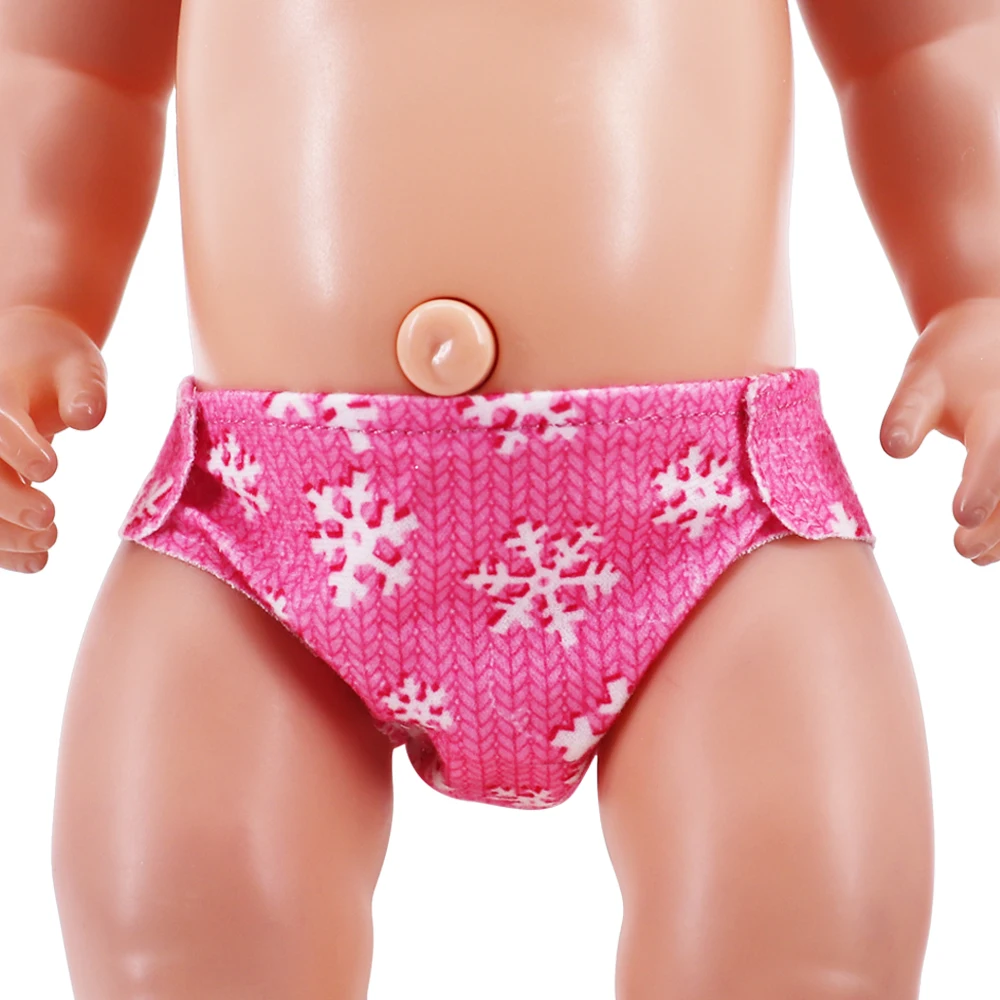 Color: PURPLE - Reborn Doll Panties,Cute Pattern Underwear Panties Accessories Fits 43Cm Newborn Baby Doll,18 Inch American Girl Doll,Girl Gifts