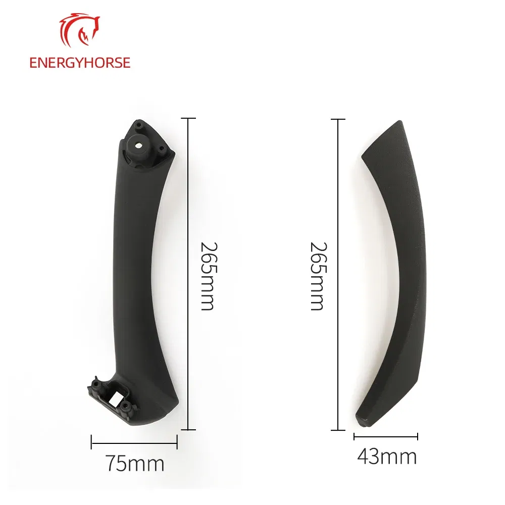 Color: Gold - Car Inner Handle Interior Door Panel Pull Trim Cover Black Left Right for BMW 3 Series E90 E91 316 318 320 325 328