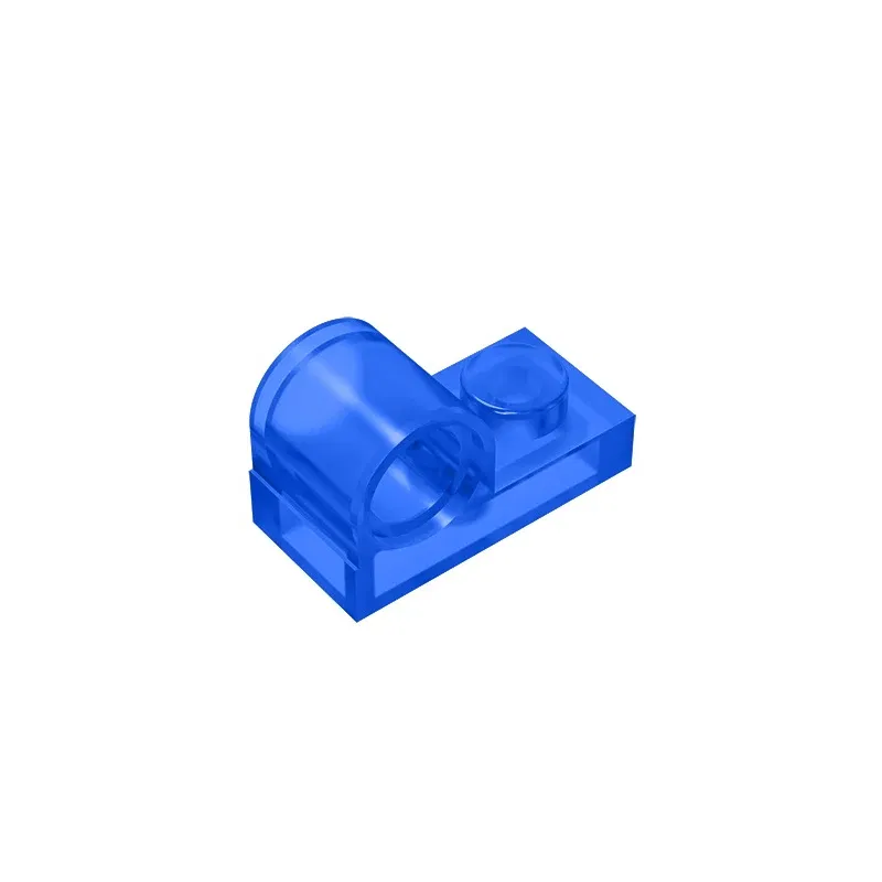Color: Light Grey - Gobricks GDS-811 Plate, Modified 1 x 2 with Pin Hole on Top compatible with lego 11458 pieces of children's toys
