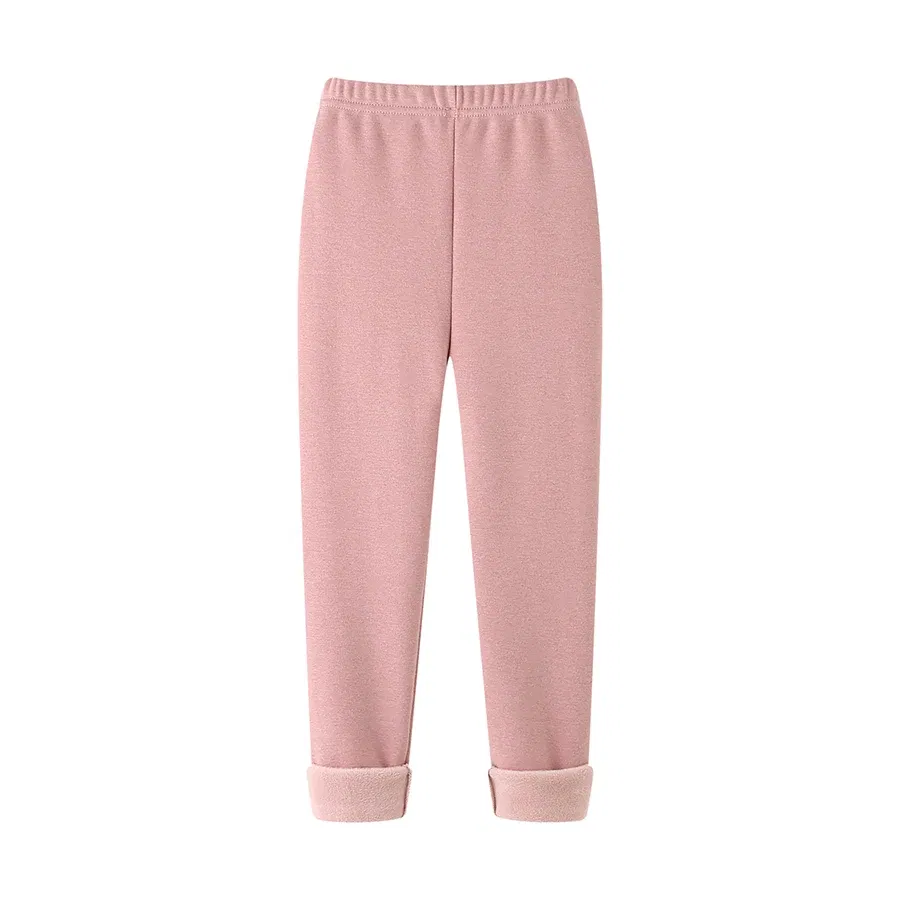 Color: Beige, Size: 80, Ships From: CHINA - SheeCute Girls Winter Warm Pants Kids Fleece Lined Leggings for 3-11 Years SCW7101