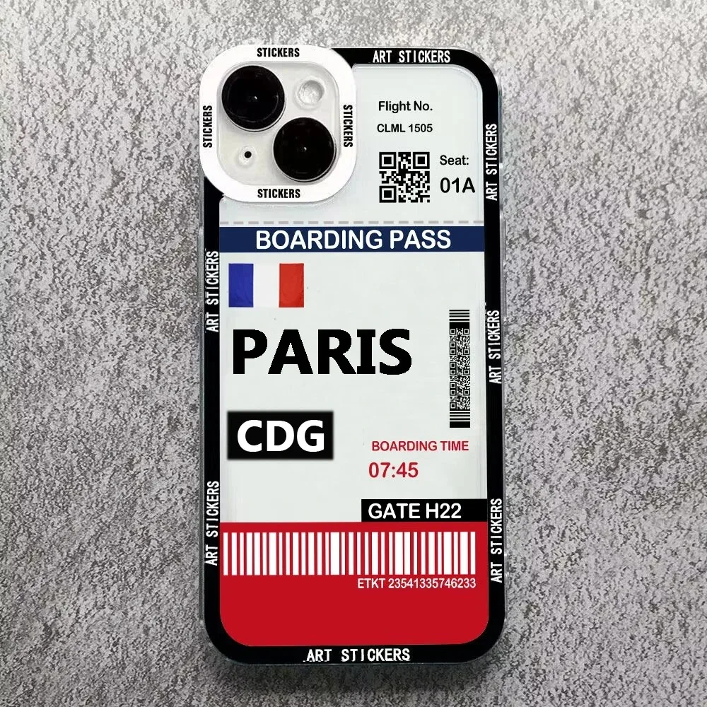 Color: green, Material: Nylon - World City Travel Ticket Label Phone Case For Samsung Galaxy S10 S20 S21 S22 S23 S24 FE Plus Ultra Note 20 New York Paris