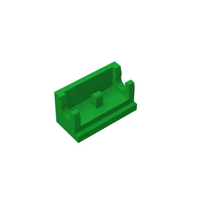 Color: green - Gobricks 10PCs Building Blocks MOC Assembles Parts Compatible With 3937  DIY enlighten Block Bricks Educational Gift Toys 2022