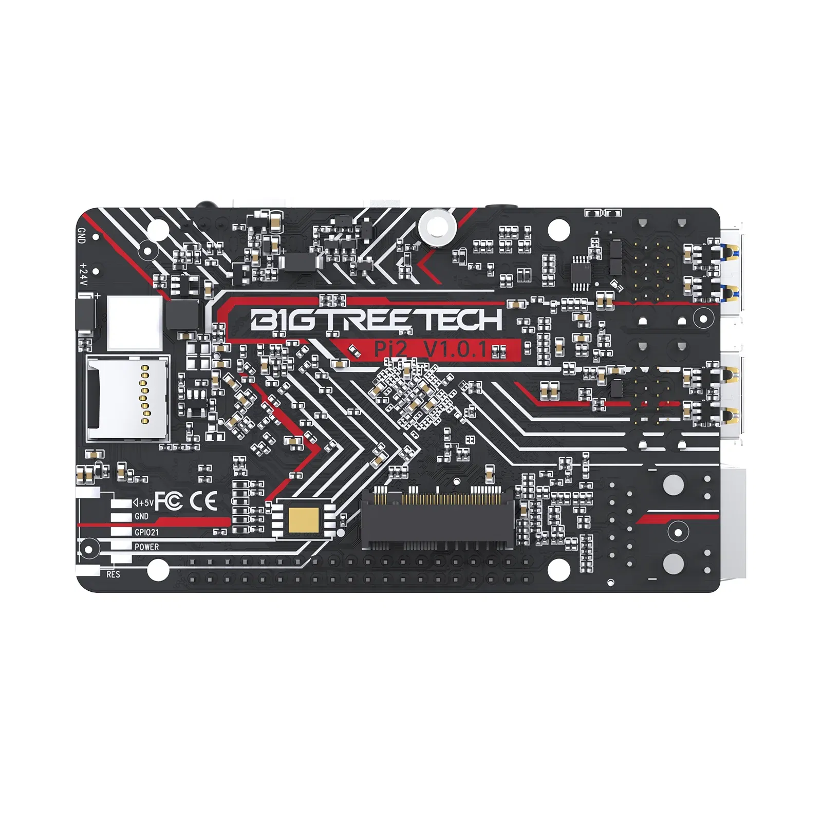 Color: GRAY - BIGTREETECH BTT Pi 2 CB2 Control Board RK3566 2GB LPDDR4 32GB eMMC CSI DSI Interface For Klipper VS Raspberry PI Octopus Pro
