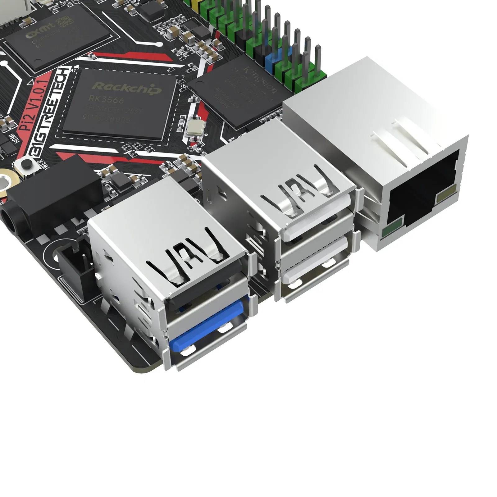 Color: GRAY - BIGTREETECH BTT Pi 2 CB2 Control Board RK3566 2GB LPDDR4 32GB eMMC CSI DSI Interface For Klipper VS Raspberry PI Octopus Pro