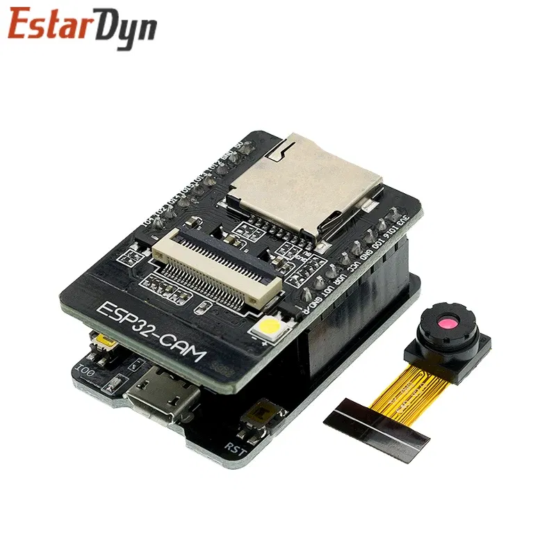 Color: Green - ESP32-CAM ESP32-CAM-MB MICRO USB ESP32 Serial to WiFi ESP32 CAM Development Board CH340 CH340G 5V Bluetooth+OV2640 Camera