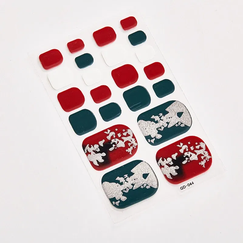 Color: Brige - 22 Tips/Sheet Nail Tape Loveliness Nail Art Stickers Designed  Nailart Sticker Nail Strips Designer Nail Decals Nailart Shiny