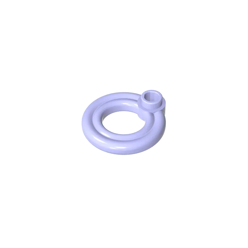 Color: Burgundy - Gobricks GDS-2052 Equipment Flotation Ring [Life Preserver] compatible with lego 30340 Assembles Building Blocks children's toys
