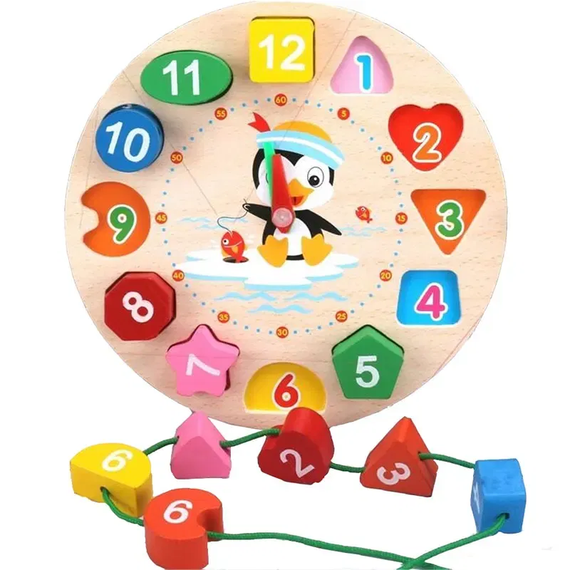 Color: camel - Baby Wooden Puzzles Montessori Toys 1 2 Years Toddler Toys Hand Grab Board Alphabet Number Cognition Learning Educational Toys