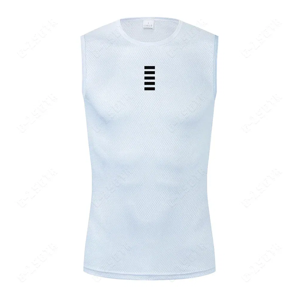 Color: Blue, Size: S - Reflective Cycling Base Layers White Cycling Undershirt Quick Dry Vest Sport Underwear Tight Vest High Elastici Vest Bike Jersey