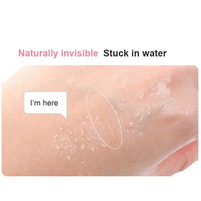 Color: Black & Silver - Natural Eye-Lift Mesh-Lace Transparent Invisible Self-adhesive Eyelid Tapes Stickers Women Invisible Double-fold Eyelid Stickers