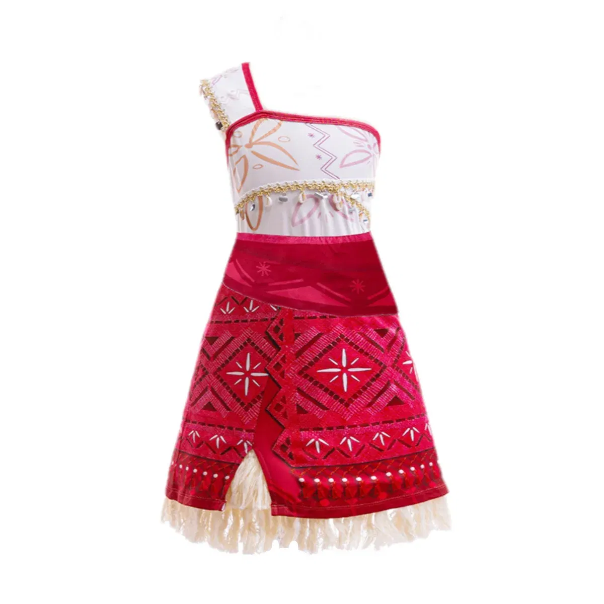 Color: GRAY, Kid Size: 15t - Disney Movie Moana 2 Girl Dress Cosplay Party Costume Ocean Adventure Princess Fancy Clothes Children Vaiana Outfit Dress