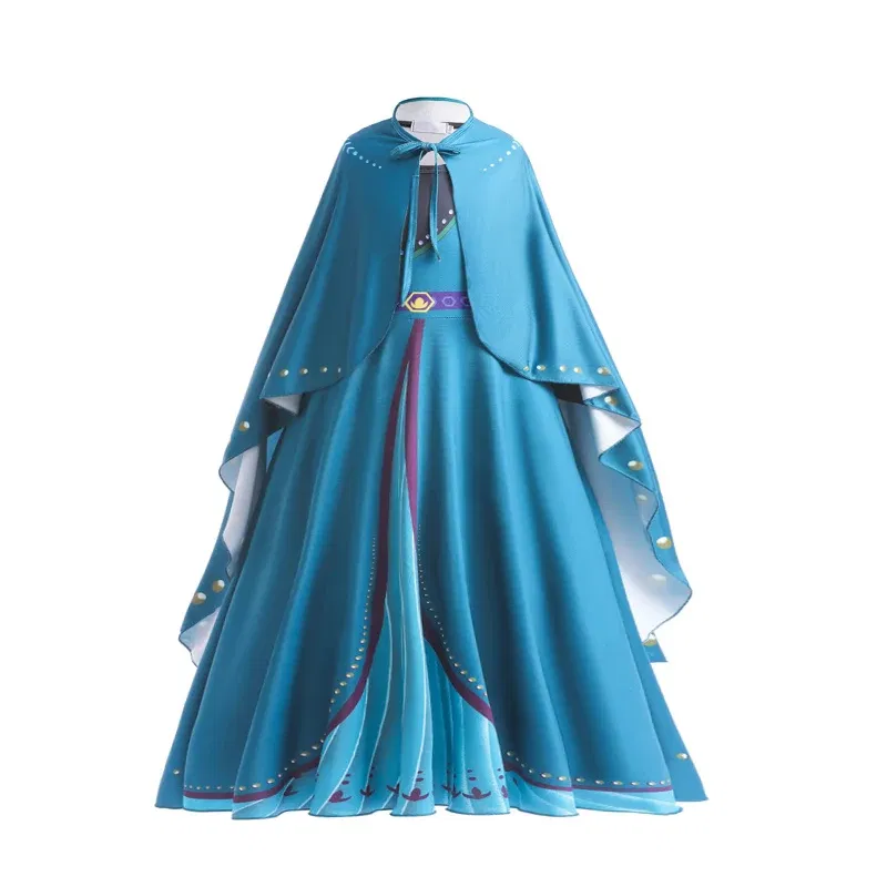 Kid Size: 2T, Color: GRAY - Disney Frozen Anna Elsa Girls Princess Dresses Mesh Sequin Dress Kids Cosplay Snow Queen Costumes Carnival Birthday Party Gowns