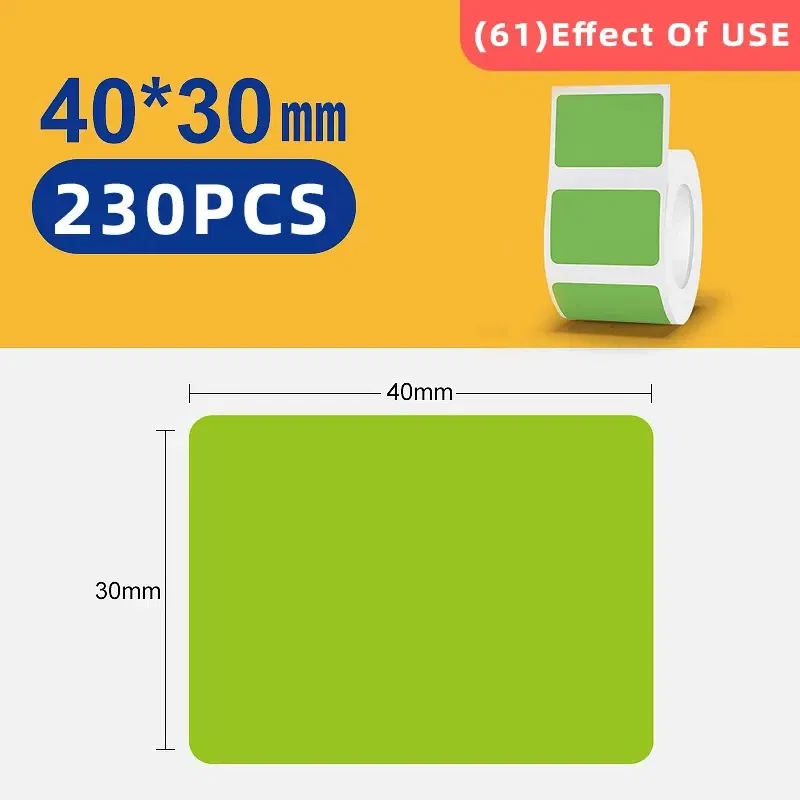 color: Silver - Niimbot Mini Printer Thermal Wire White/ Cable/Color/Round Sticker Self Adhesive Waterproof   Sticker For B1 B21 B203