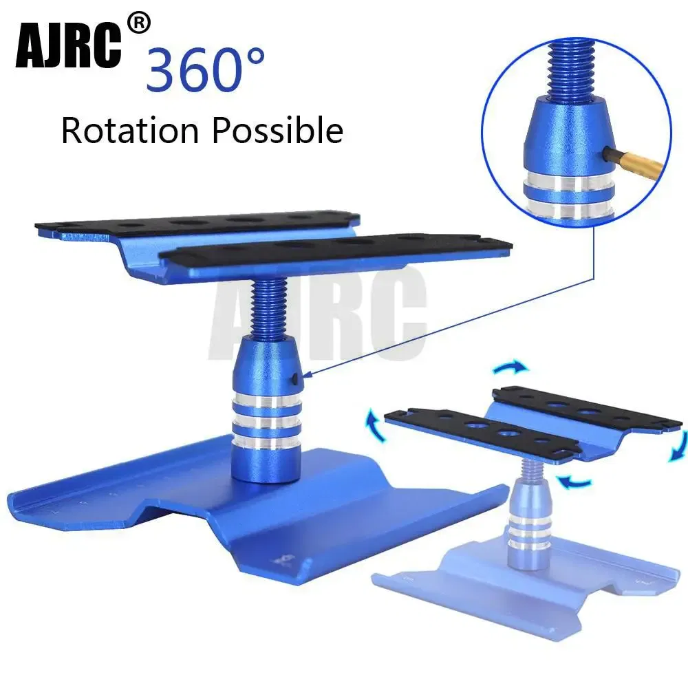 Color: Blue - Rc Car Repair Stand Workstation Rc Work Stand For Axial Scx24 Fcx24 Traxxas Trx4m 1/16 1/18 1/24 Scale Rc Truck Crawler Buggy