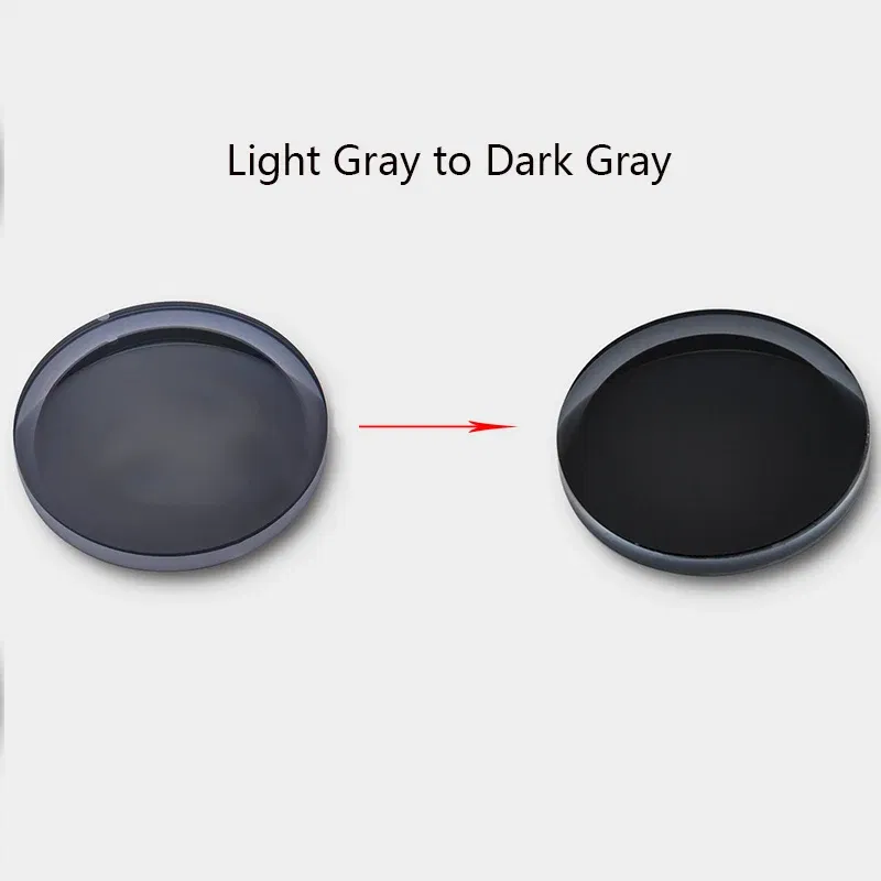 Lenses Color: Yellow, Lens Index: 1.67 - 2 PCs 1.56 1.61 1.67 Photochromic Polarized Prescription Glasses Lenses Myopia Progressive Sunglasses Lens Anti-reflection/glare