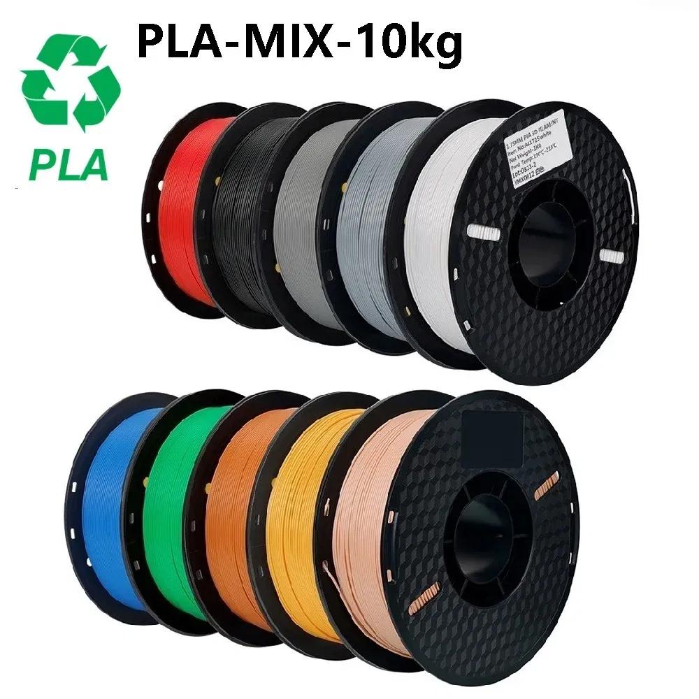 Color: PURPLE, Ships From: CHINA - Top 3D Printer 10KG PLA PETG ABS Filament 3D Printing Plastic Material 1.75mm 100% No Bubble Spool
