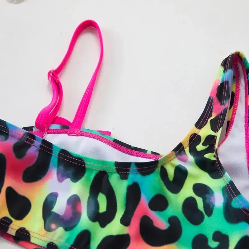 Color: Yellow, Size: XS?€old?‰ - Lilo Stitch Gilrs Bow Bikini Set Trendy Two-Piece Swimsuits for Summer Stylish Beachwear Pool Fashion Bathing Suits 3-12Y