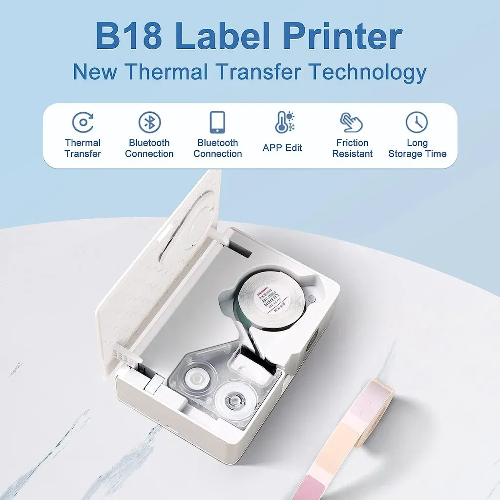color: PURPLE - NIIMBOT B18 Printer label,Tapes for Thermal Transfer Label Printer/Color label ,  for a long time without fading,14x30mm series.