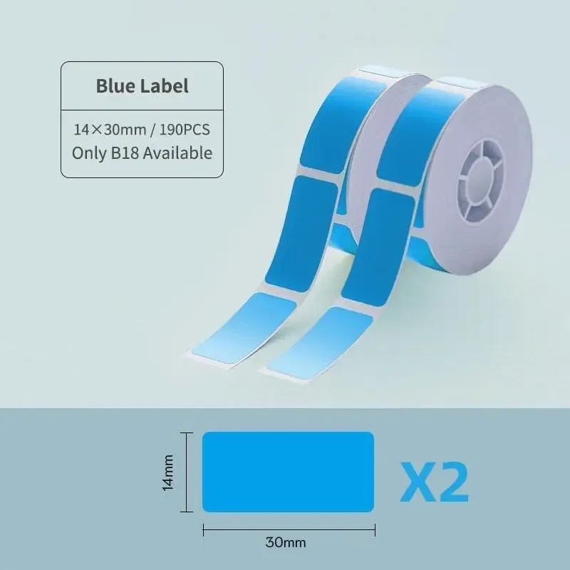 color: PURPLE - NIIMBOT B18 Printer label,Tapes for Thermal Transfer Label Printer/Color label ,  for a long time without fading,14x30mm series.