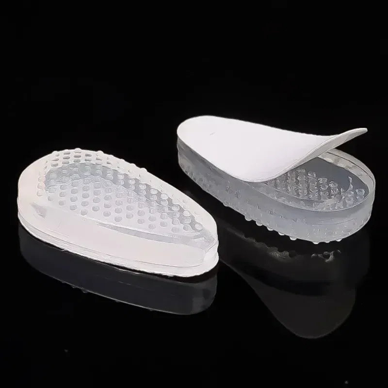 Color: Gold - Silicone Glasses Nose Pads Soft Non Slip Air Cushion Nose Holder Transparent Invisible Self Adhesive Sticker Eyewear Accessories