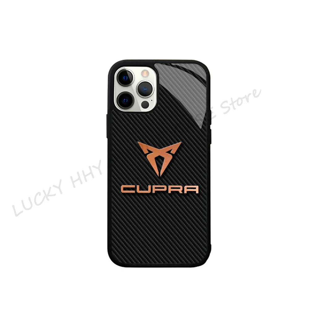 Color: Beige, Material: Microfiber - Cool Phone Case Phone Case Strong Magnetic Cupra Racing for IPhone 15 14 13 Pro Max 11 12 Mini for Magsafe