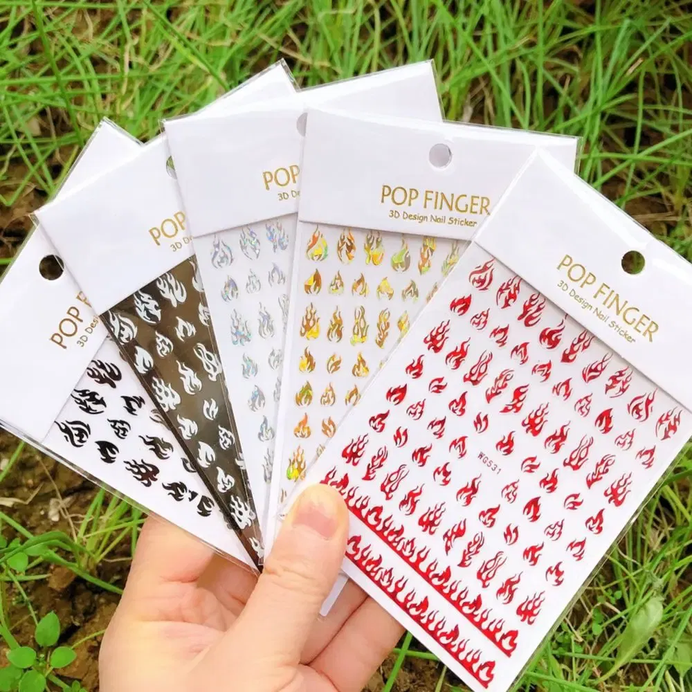 Color: PURPLE - 1PCS New English Alphabet Nail Stickers Multi-Color Laser Reflective Nail Slider Art Cool Text Nail Kit