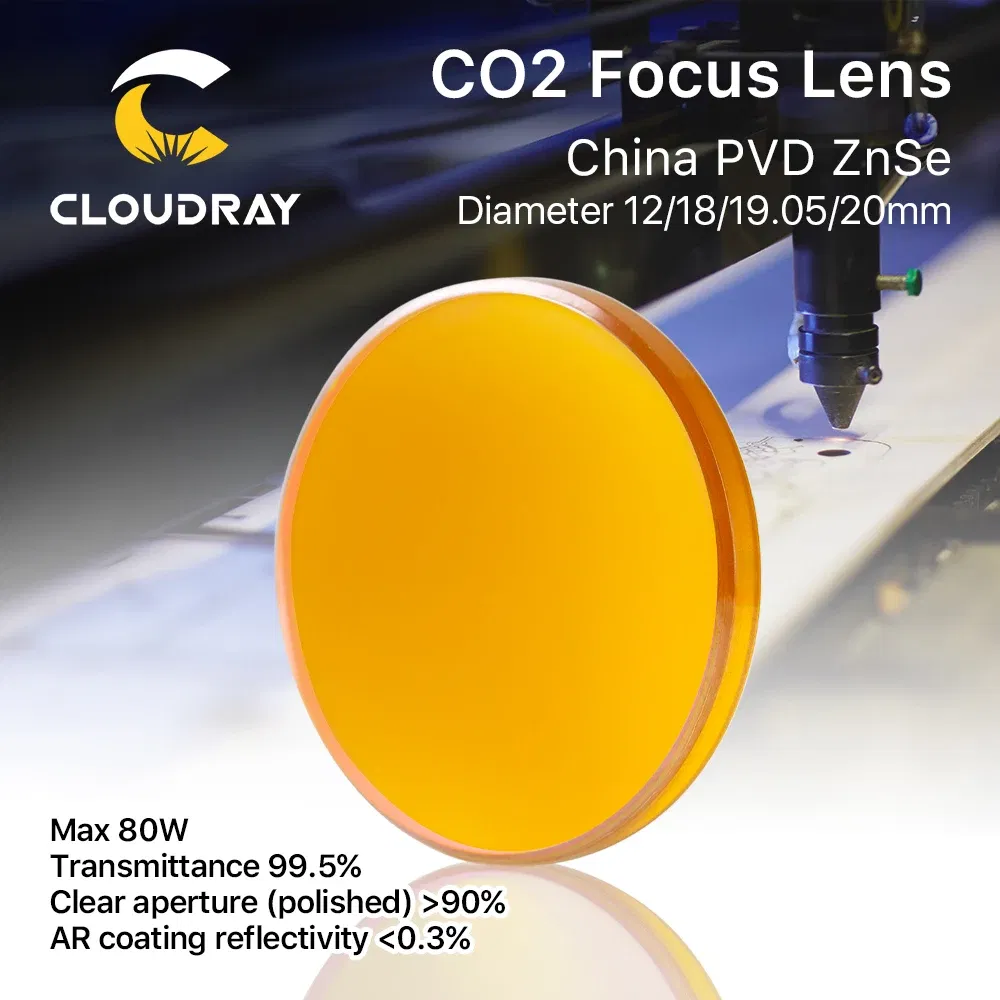 Focal Length: 190.5mm, Ships From: CHINA, Diameter: 10mm - Cloudray China CO2 ZnSe Focus Lens Dia.18 19.05 20 mm FL38.1 50.8 63.5 101.6 127mm 1.5 - 4" for Laser Engraving Cutting Machine