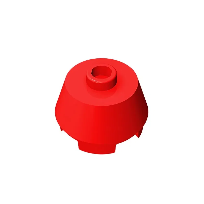 Color: Bright Green - Gobricks GDS-946  Cone 2 x 2 Truncated compatible with lego 98100 pieces of children's DIY Educational Building Blocks Technical