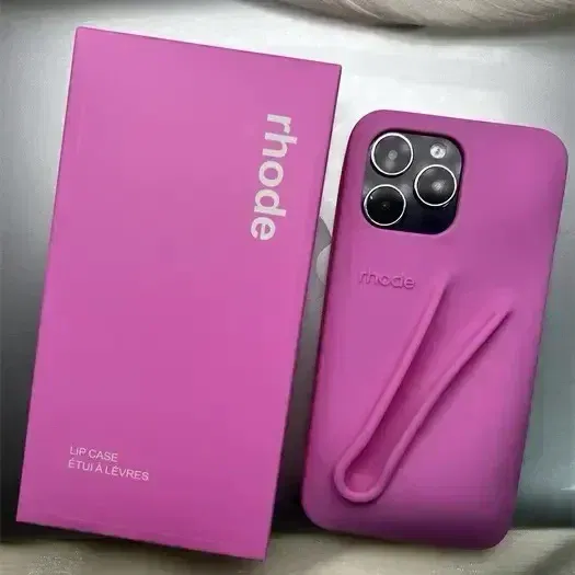 Color: Red, Material: aluminum - Quality Fashion Box for Rhode Phone Case Gift Packaging Lipstick Box for Girl for IPhone 16 15 14 13 12 11 Pro Max XR XsMax Case