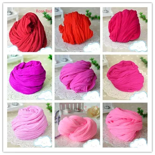 Color: WHITE - 5pcs Multicolor Tensile Nylon Stocking DIY Flower Making Material Handmade Craft Accessory Wedding Home DIY Nylon Flower