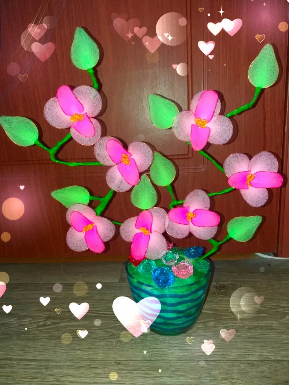 Color: WHITE - 5pcs Multicolor Tensile Nylon Stocking DIY Flower Making Material Handmade Craft Accessory Wedding Home DIY Nylon Flower