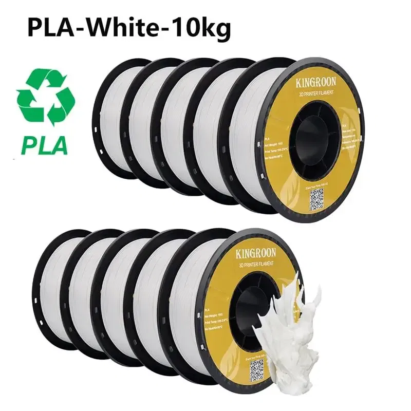Color: Glowing Green, Ships From: CHINA - Top 3D Printer 10KG PLA PETG ABS Filament 3D Printing Plastic Material 1.75mm 100% No Bubble Spool
