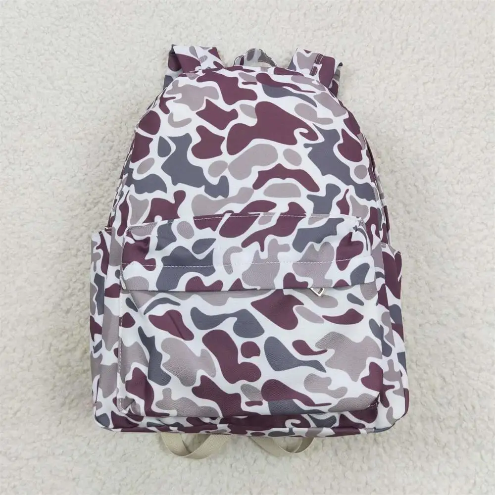 Color: Red - Wholesale Baby Boy Boy Girl Backpack Camo Daypack Toddler Children Outdoor Portable Kids School Bag