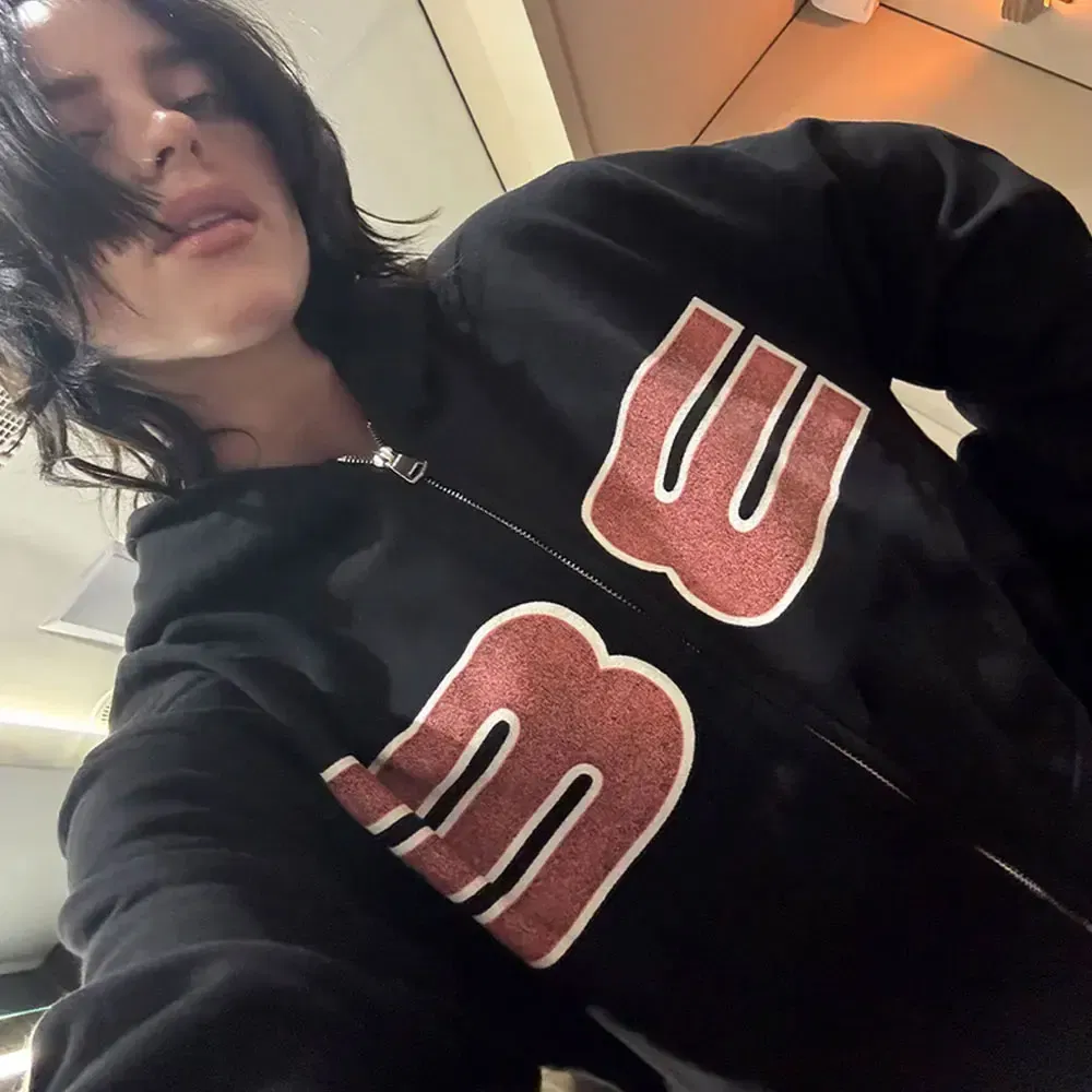 Color: WHITE, Size: XXL - Hit Me Hard and Soft 2025 Tour Zipper Hoodies Men Women Harajuku Pullovers Fashion Hip Hop Zip Up Sweatshirts Jackets Fans Gift