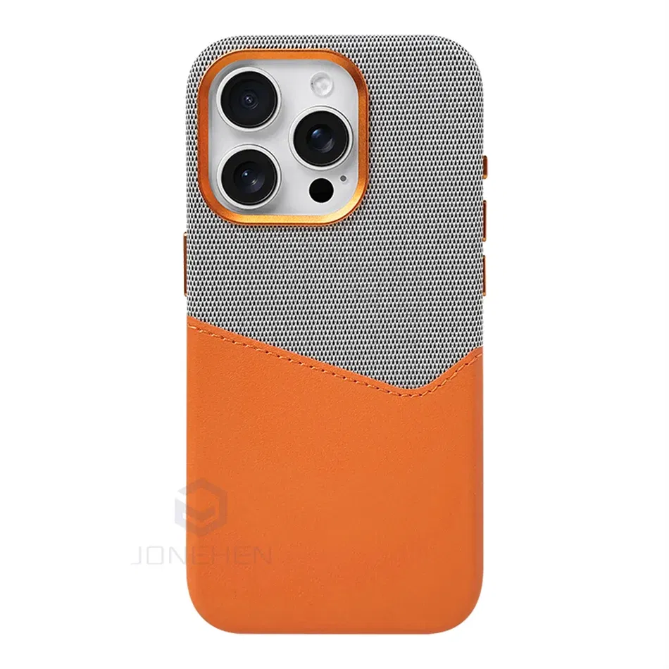 Color: black, Material: PP - For Magsafe Card Holder Leather Case For iPhone 16 15 13 12 17 Pro Max 14 Plus Pocket Wireless Charge Alloy Lens Magnetic Cover