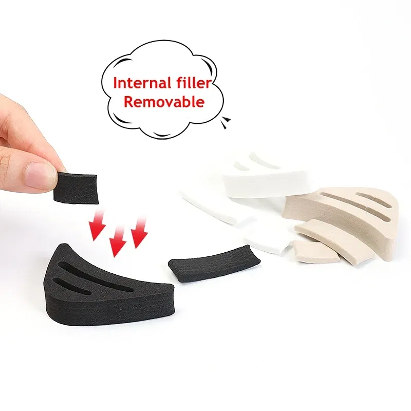 Color: Black, Ships From: United States - High Heel Toe Plug Insert Shoe Big Shoes Toe Front Filler Cushion Pain Relief Protector Foot Care insert Women Shoes Accessories